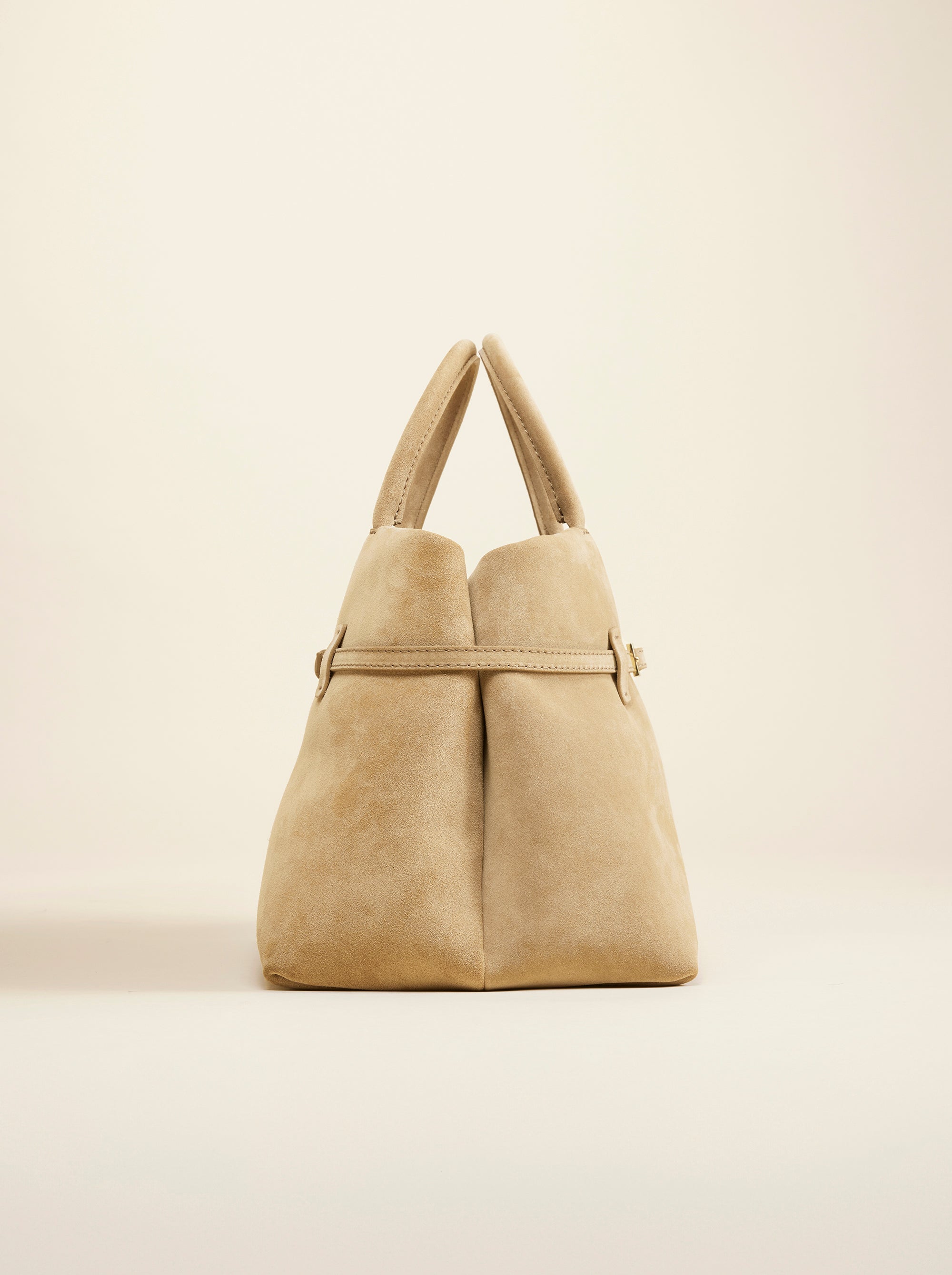 Le Cambon 35 Cachemiere Suede Butter Yellow Bag Side