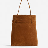 Tote du Jour Camel Suede