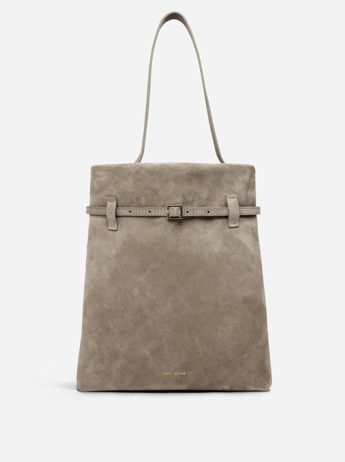Manu Atelier Tote du Jour Sughero Suede Bag