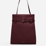 Tote du Jour Burgundy Front