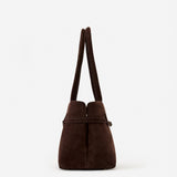 Le Cambon East West Deep Brown Suede