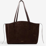 XL du Jour Deep Brown Suede & Bitter Brown Front