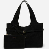 Cambon Cabas Black Suede