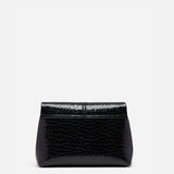The Fold Bag Black Croc