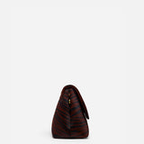 The Fold Bag Brown Zebra & Black
