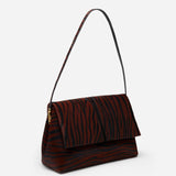 The Fold Bag Brown Zebra & Black