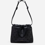 Romy Pouch Perforated Black Soft