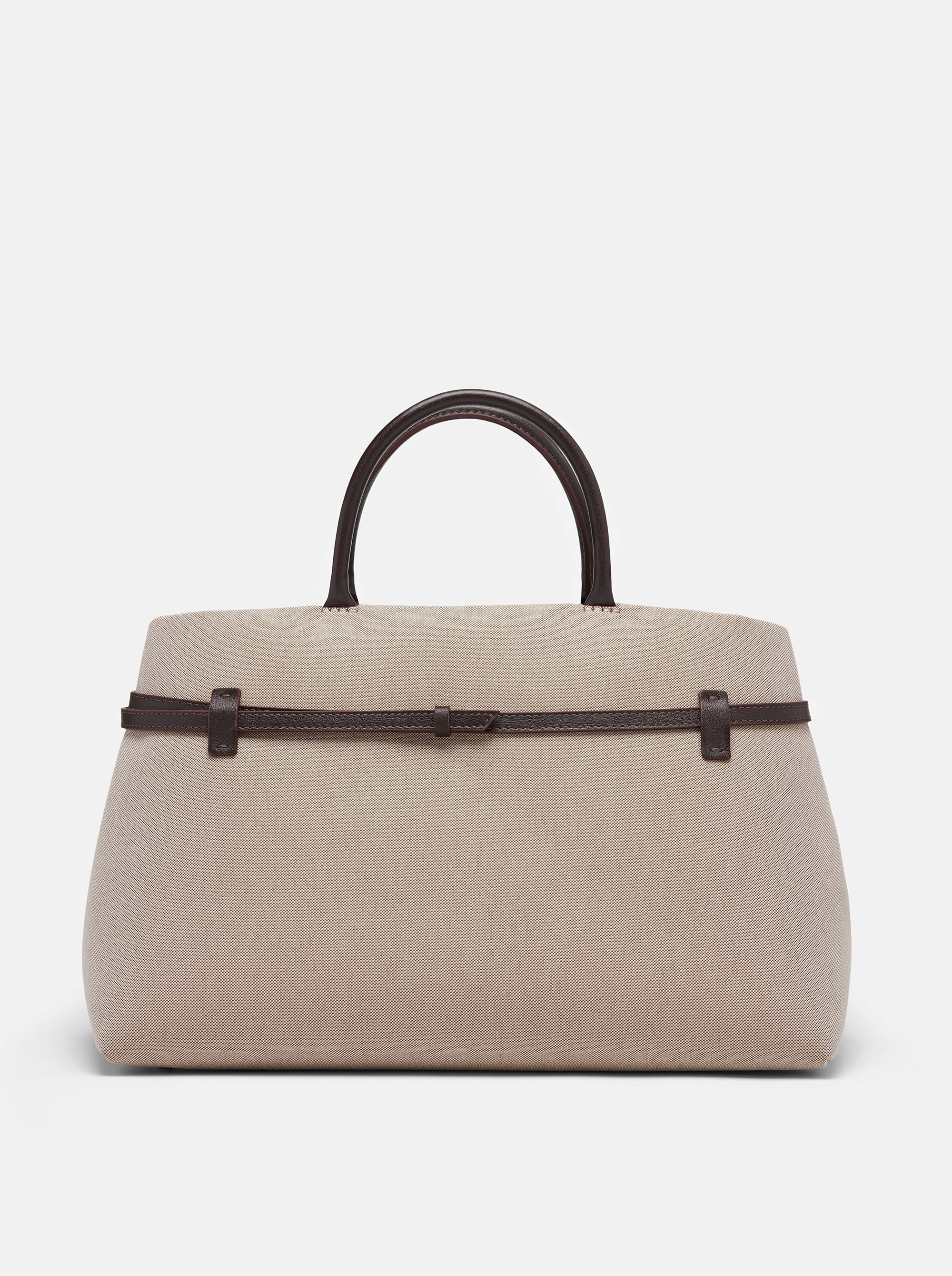 Le Cambon 40 Beige Canvas & Bitter Brown Back