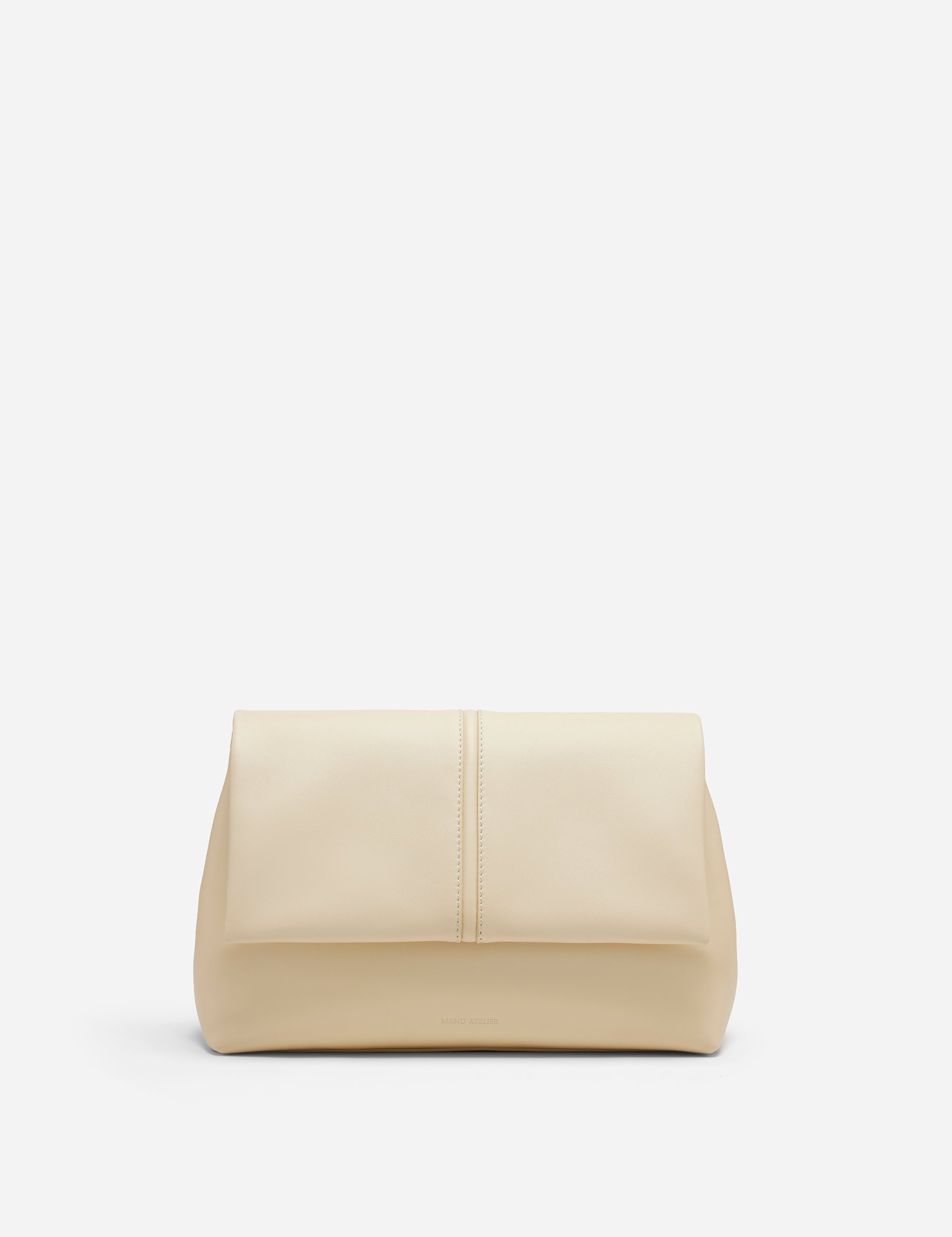 THE FOLD BAG SOFT CALF LEATHER VANILLA
