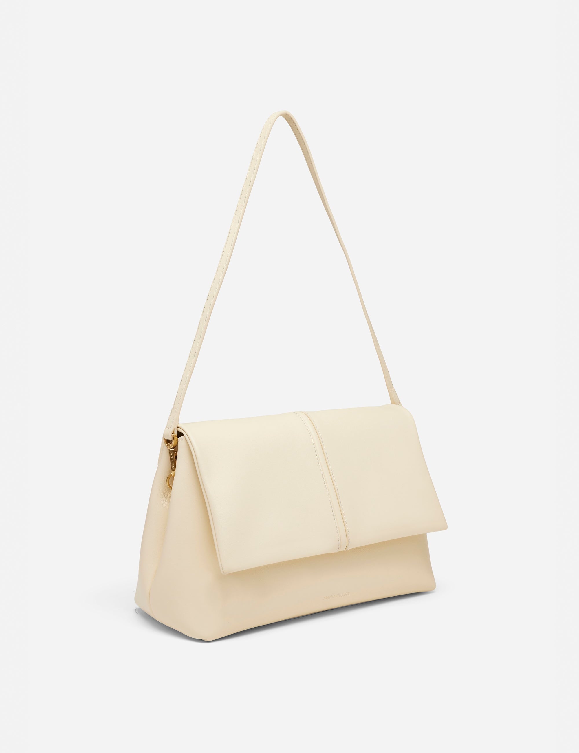 THE FOLD BAG SOFT CALF LEATHER VANILLA
