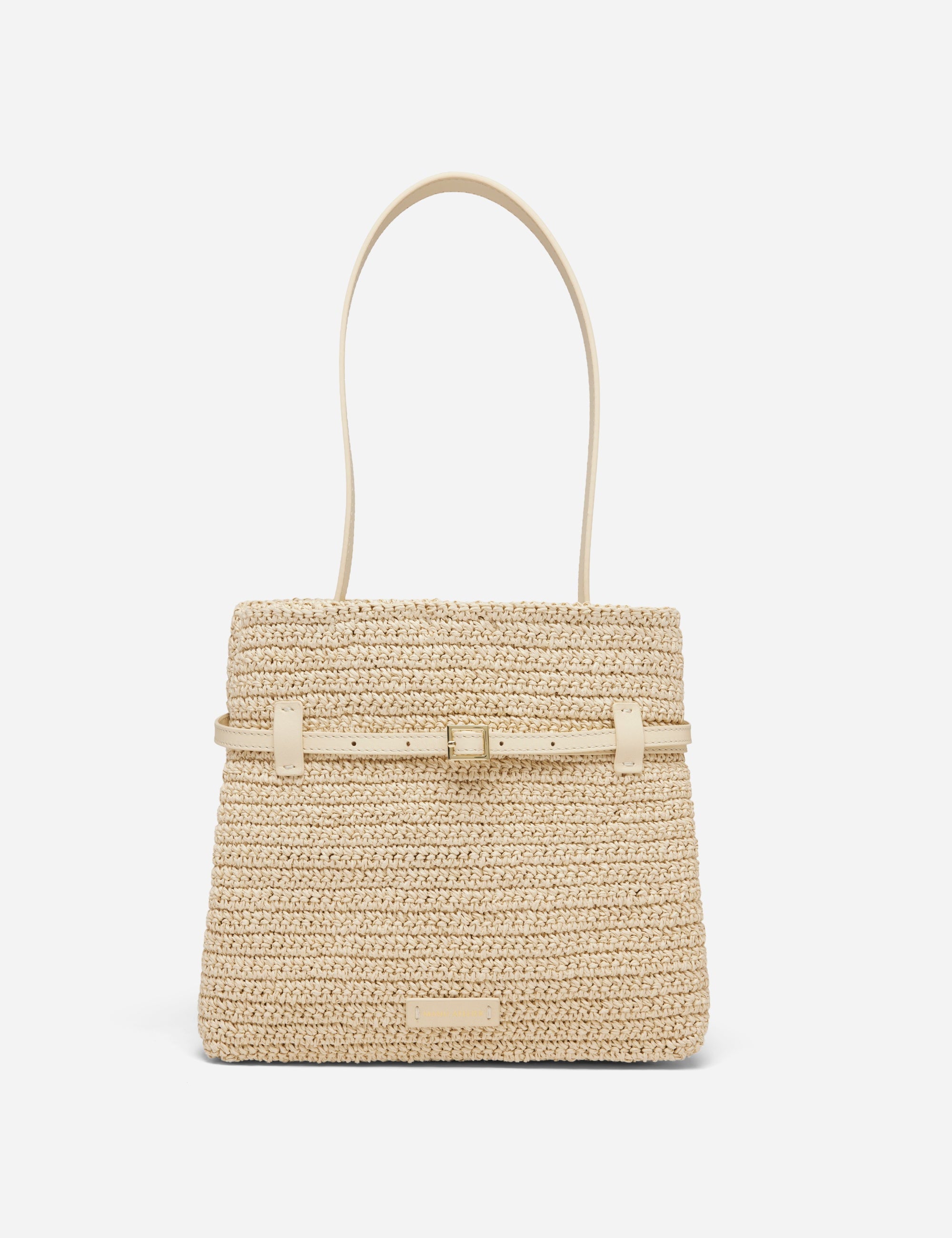 MINI TOTE DU JOUR ECRU & VANILLA CROCHET 