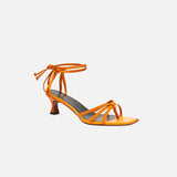 Lace Sandals Pale Orange