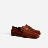 The Tap Loafers Ruby Brown Suede