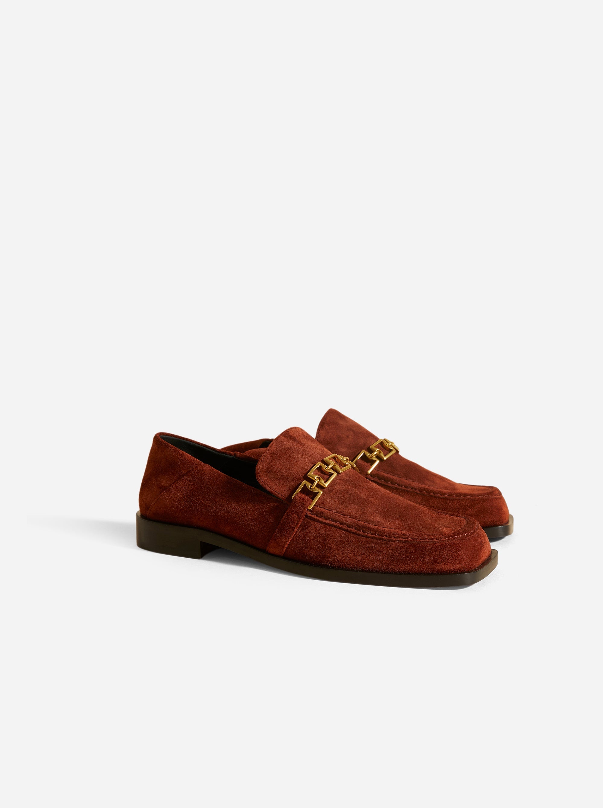 The Tap Loafers Ruby Brown Suede