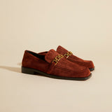 The Tap Loafers Ruby Brown Suede