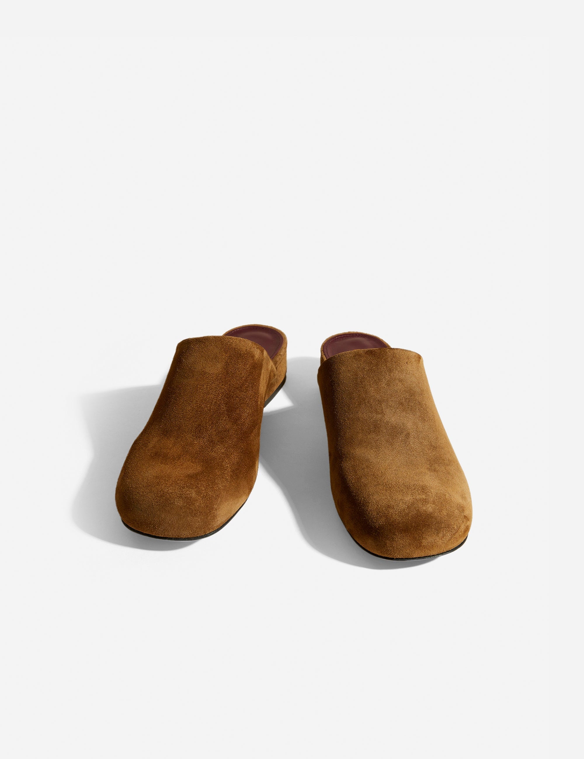 Beste Slippers Mocha Suede Front