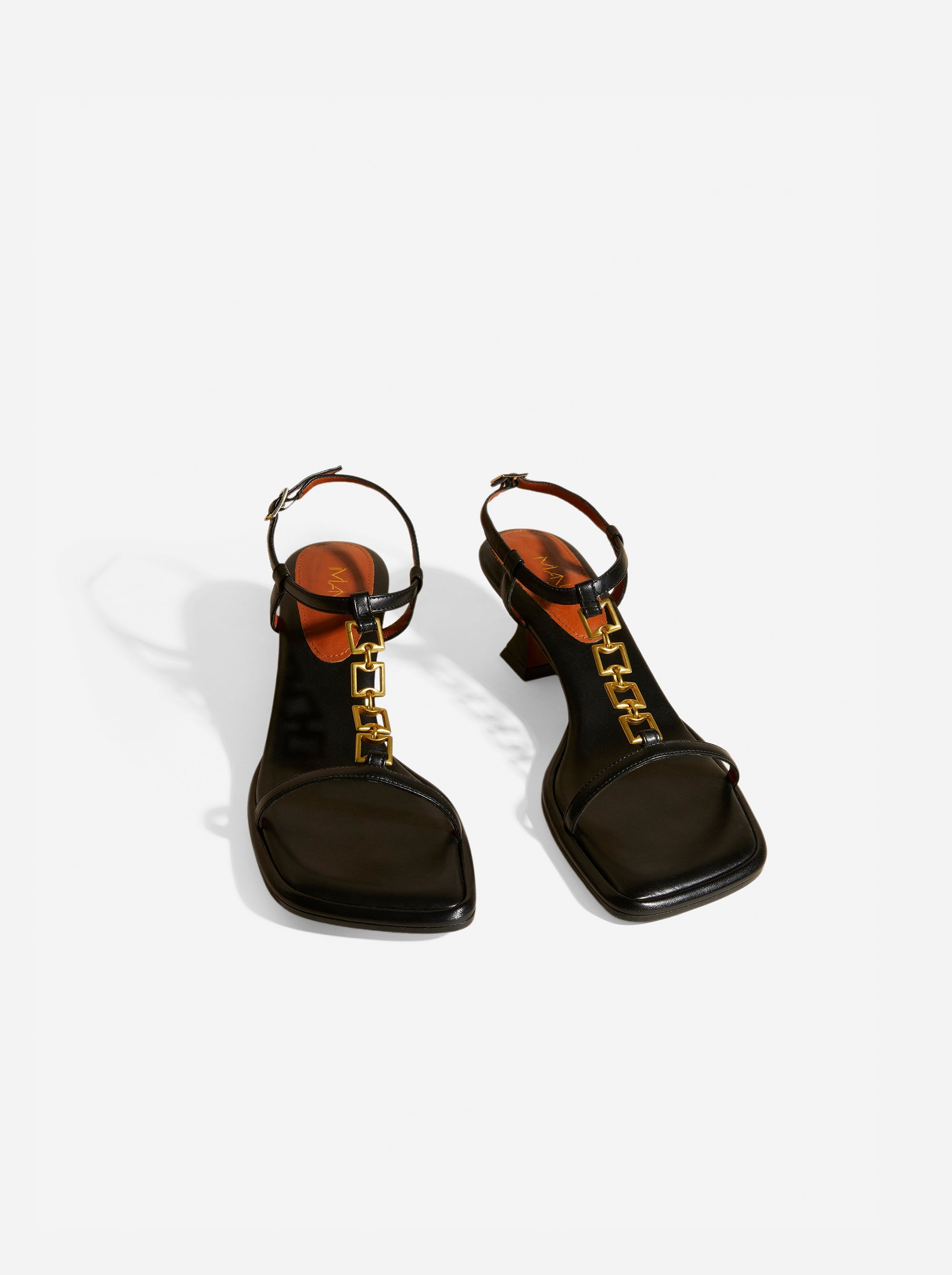 Butterfly T-strap Sandals Black Soft