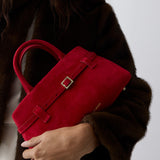 Le Cambon 25 Red Suede on model
