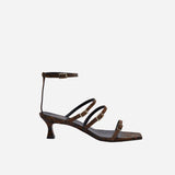 Naomi Sandals Snake Printed