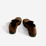 The Tap Loafers Mocha High Gloss Back