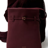 Tote du Jour Burgundy On Model