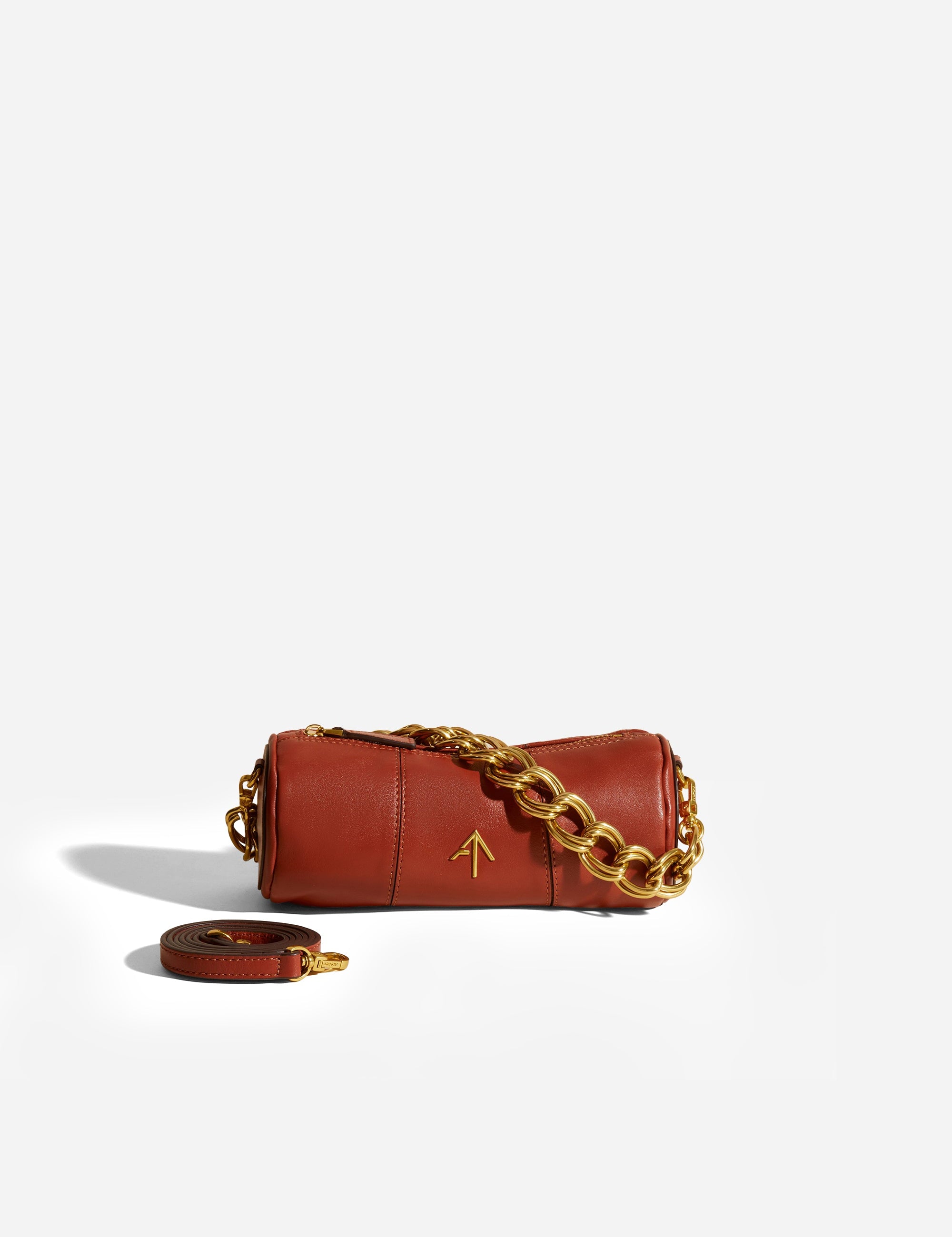 XX Mini Cylinder Soft Calf Leather Red bole