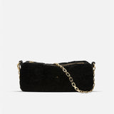 Cylinder Shearling Leather Black