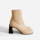 Chae Ankle Boots Ivory Soft Side